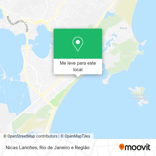 Nicas Lanches mapa