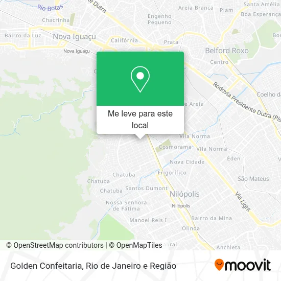 Golden Confeitaria mapa