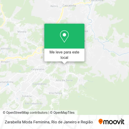 Zarabella Moda Feminina mapa