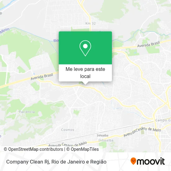 Company Clean Rj mapa