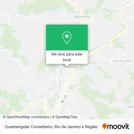 Quadrangular Conselheiro mapa