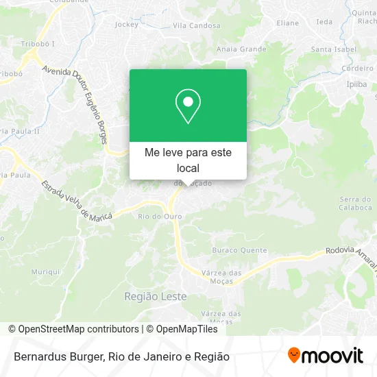 Bernardus Burger mapa