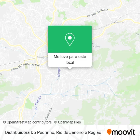 Distribuidora Do Pedrinho mapa