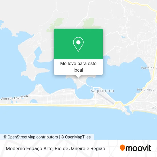 Moderno Espaço Arte mapa