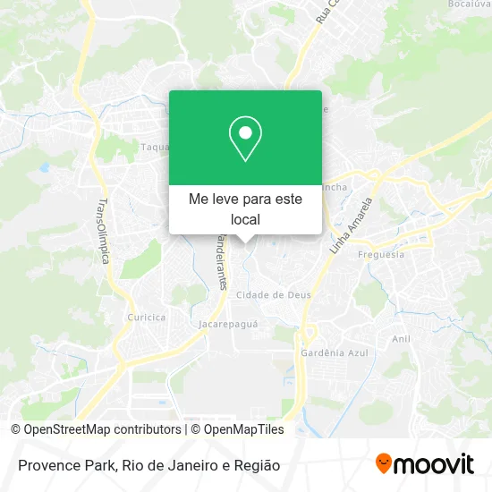 Provence Park mapa