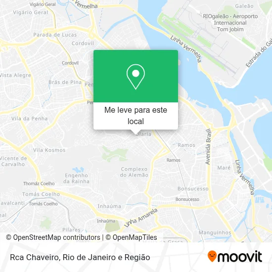 Rca Chaveiro mapa