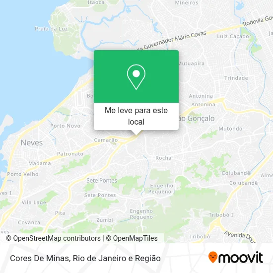 Cores De Minas mapa