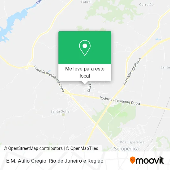 E.M. Atilio Gregio mapa