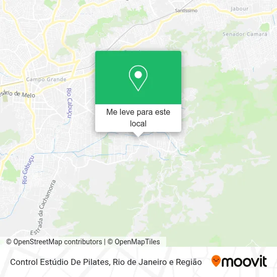 Control Estúdio De Pilates mapa