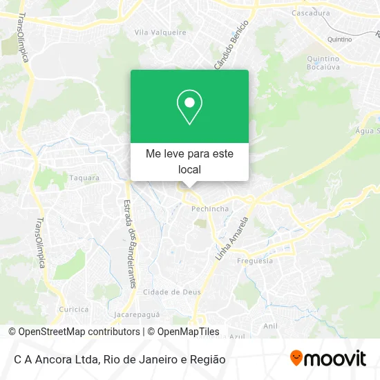 C A Ancora Ltda mapa