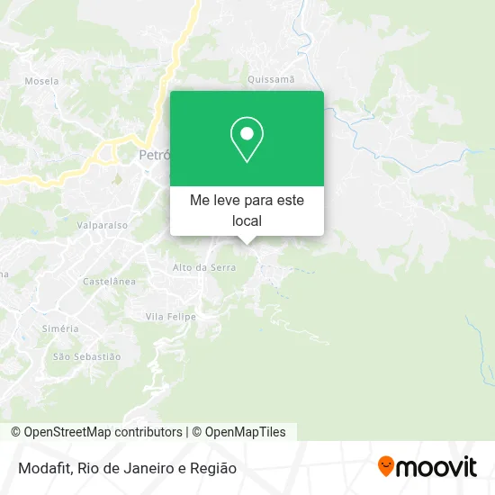 Modafit mapa
