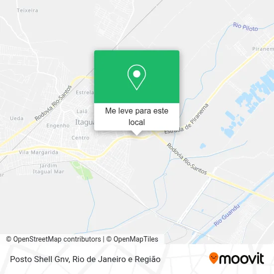 Posto Shell Gnv mapa