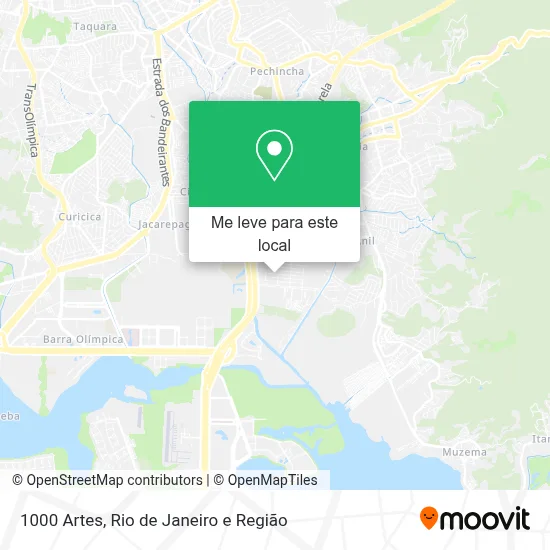 1000 Artes mapa