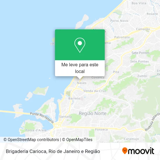 Brigaderia Carioca mapa