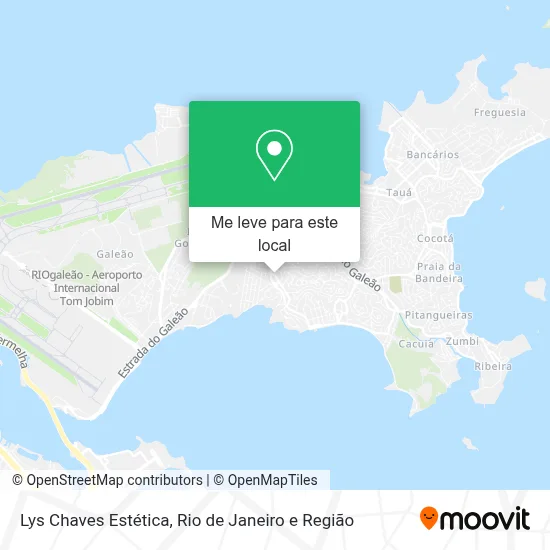 Lys Chaves Estética mapa
