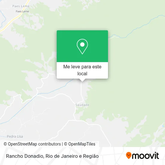 Rancho Donadio mapa