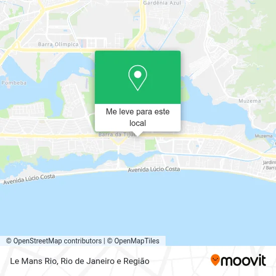 Le Mans Rio mapa