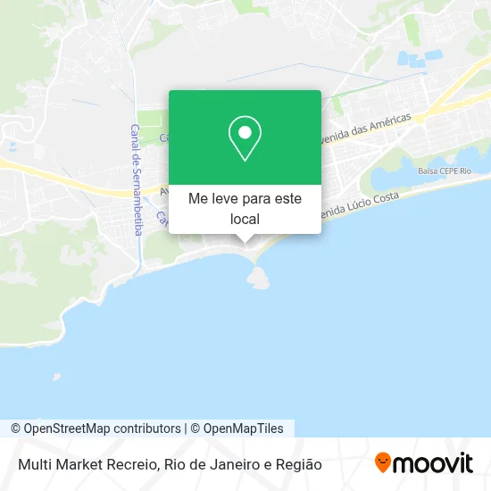 Multi Market Recreio mapa
