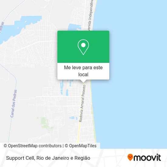 Support Cell mapa