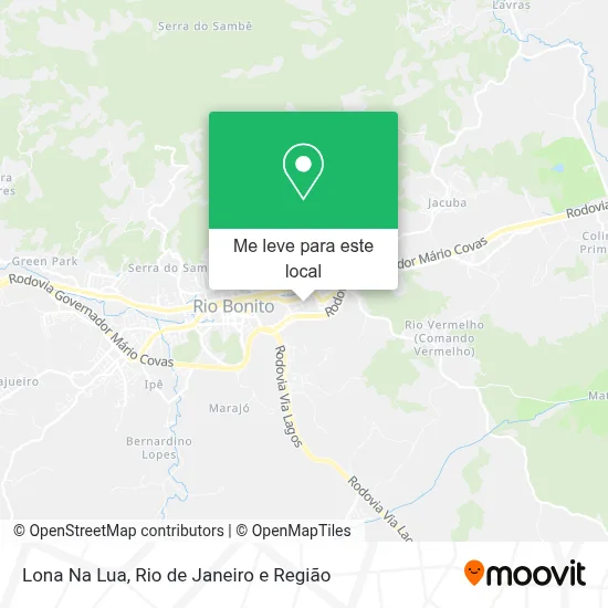 Lona Na Lua mapa