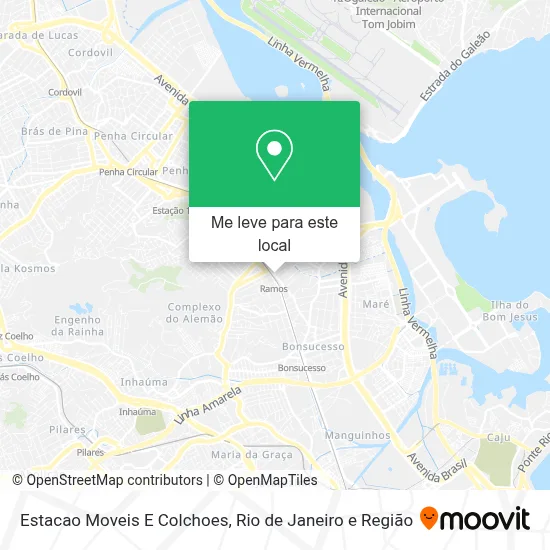 Estacao Moveis E Colchoes mapa