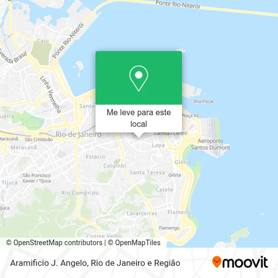 Aramificio J. Angelo mapa