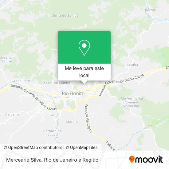 Mercearia Silva mapa
