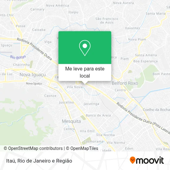 Itaú mapa
