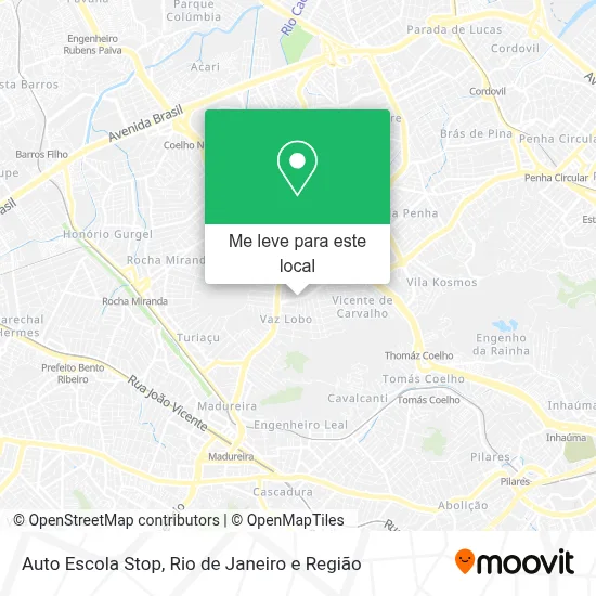 Auto Escola Stop mapa