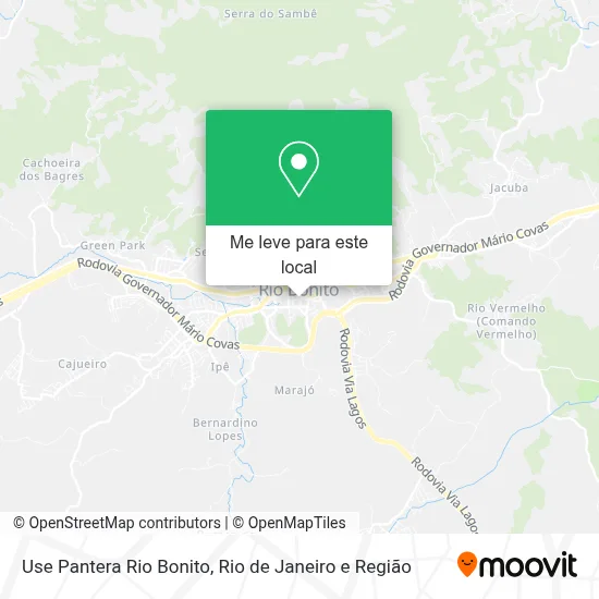 Use Pantera Rio Bonito mapa