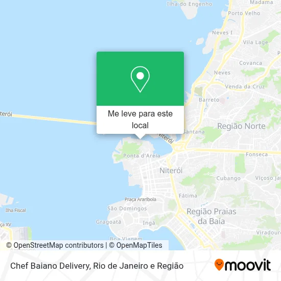 Chef Baiano Delivery mapa