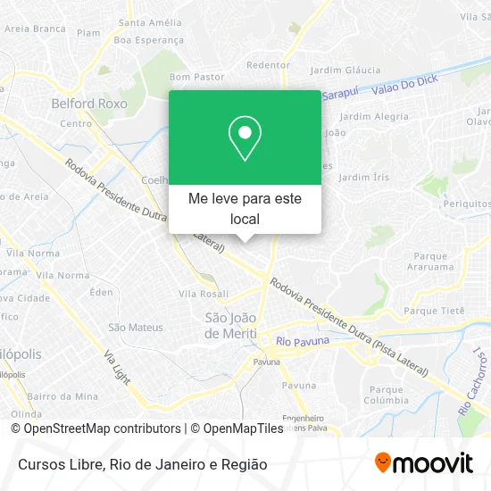 Cursos Libre mapa