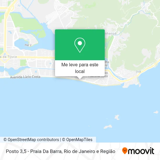 Posto 3,5 - Praia Da Barra mapa