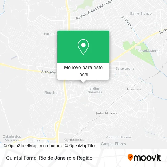 Quintal Fama mapa