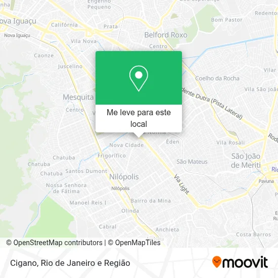 Cigano mapa