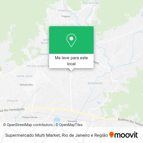 Supermercado Multi Market mapa