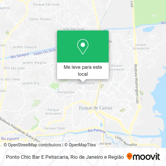Ponto Chic Bar E Petiscaria mapa
