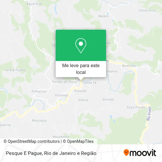 Pesque E Pague mapa