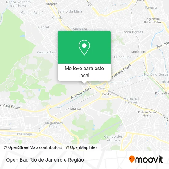 Open Bar mapa
