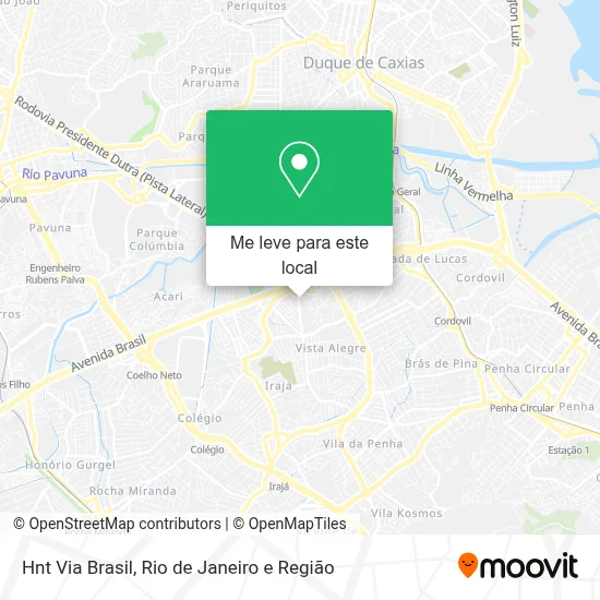 Hnt Via Brasil mapa