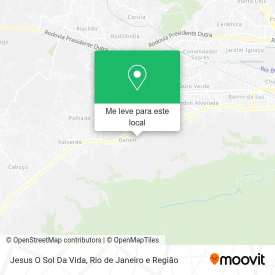 Jesus O Sol Da Vida mapa