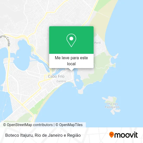 Boteco Itajuru mapa