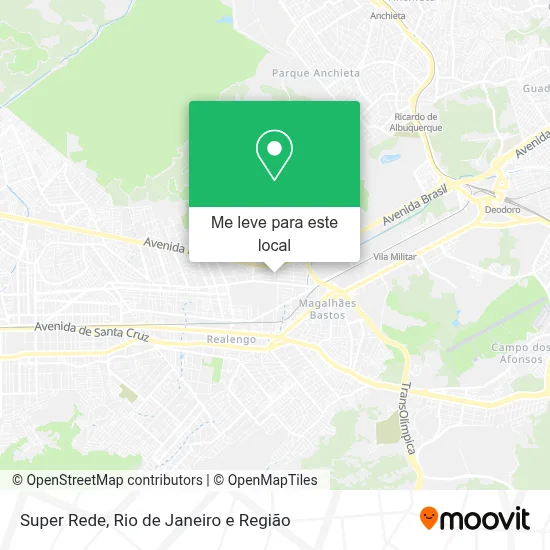 Super Rede mapa
