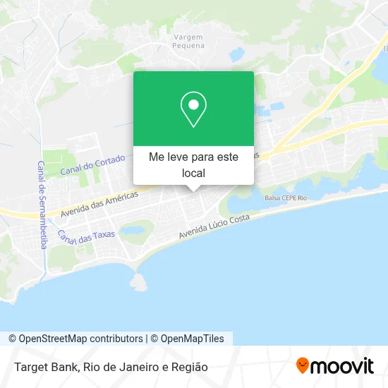 Target Bank mapa
