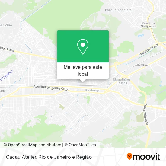 Cacau Atelier mapa