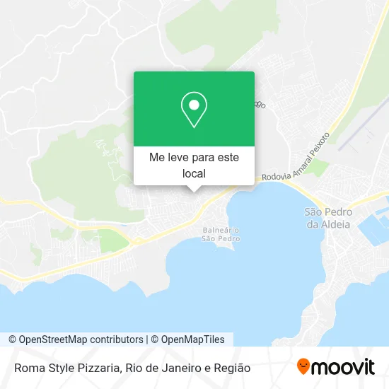 Roma Style Pizzaria mapa