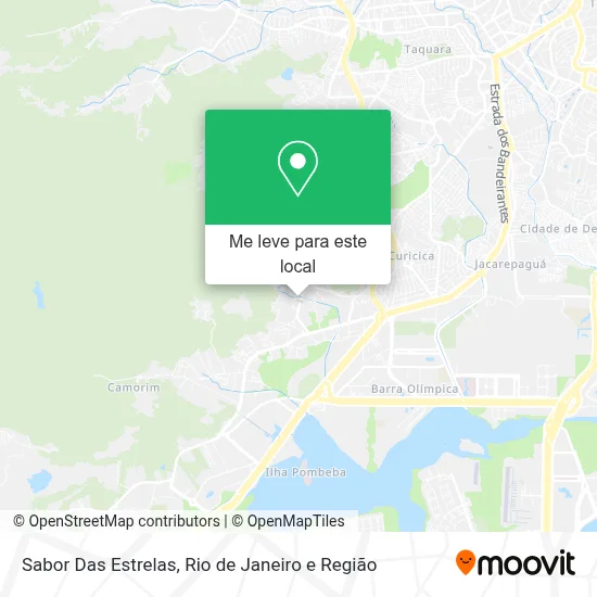 Sabor Das Estrelas mapa