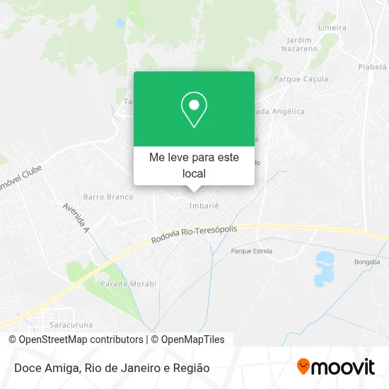 Doce Amiga mapa