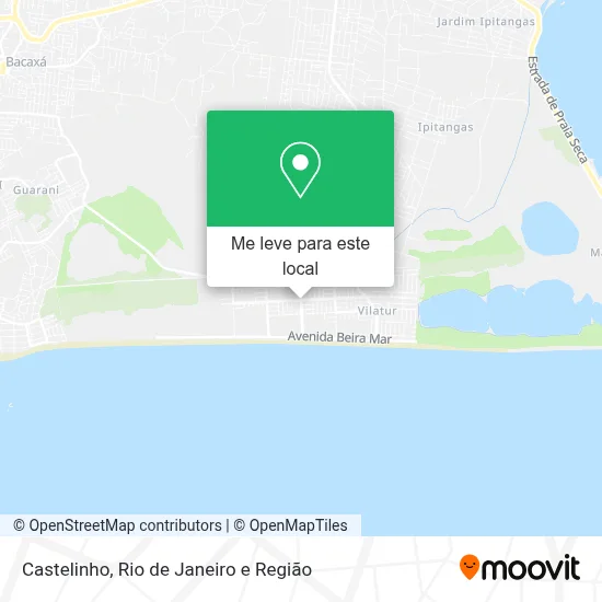 Castelinho mapa