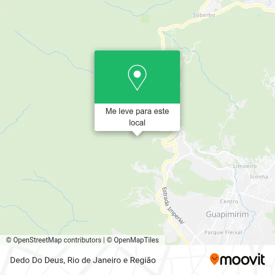 Dedo Do Deus mapa